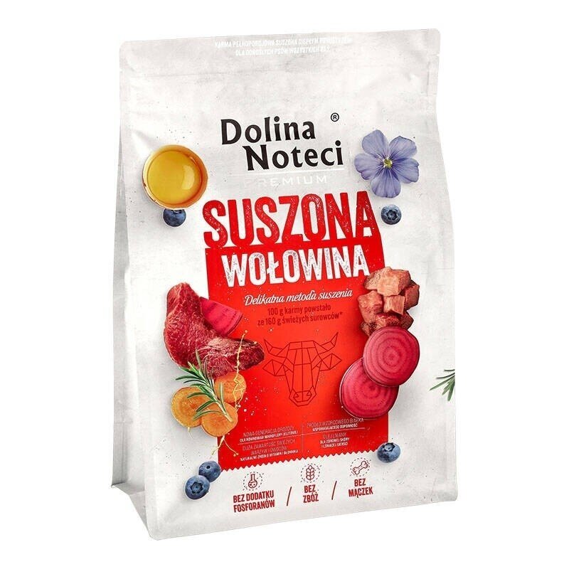 DOLINA NOTECI Premium jautienos sausas šunų ėdalas 3 kg DOLINA NOTECI Premium jautienos sausas šunų ėdalas 3 kg