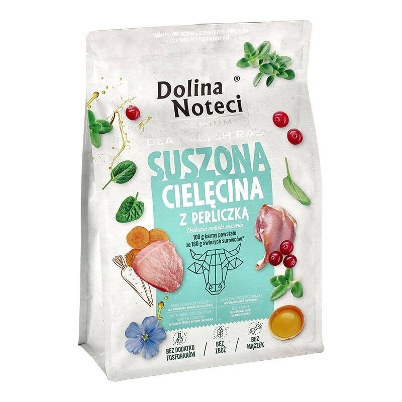 DOLINA NOTECI Premium mažų veislių šunims skirtas veršienos ir perlinių vištų sausas ėdalas – 3 kg DOLINA NOTECI Premium mažų veislių šunims skirtas veršienos ir perlinių vištų sausas ėdalas – 3 kg