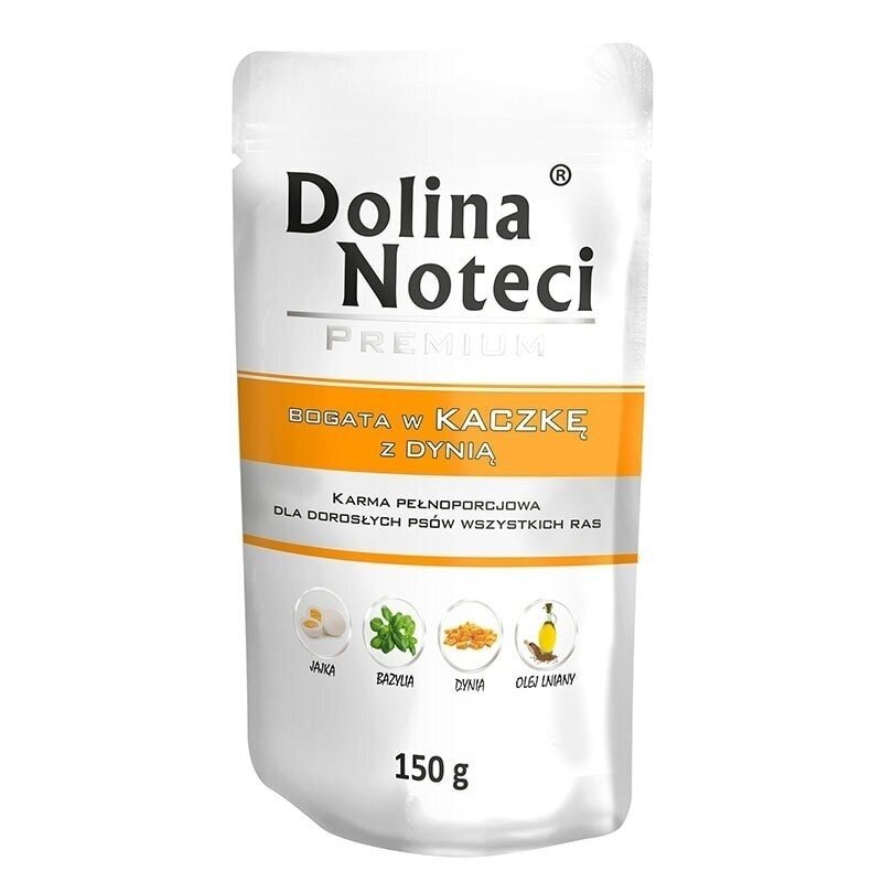 DOLINA NOTECI PREMIUM Šlapias šunų ėdalas Antis su moliūgais 150 g