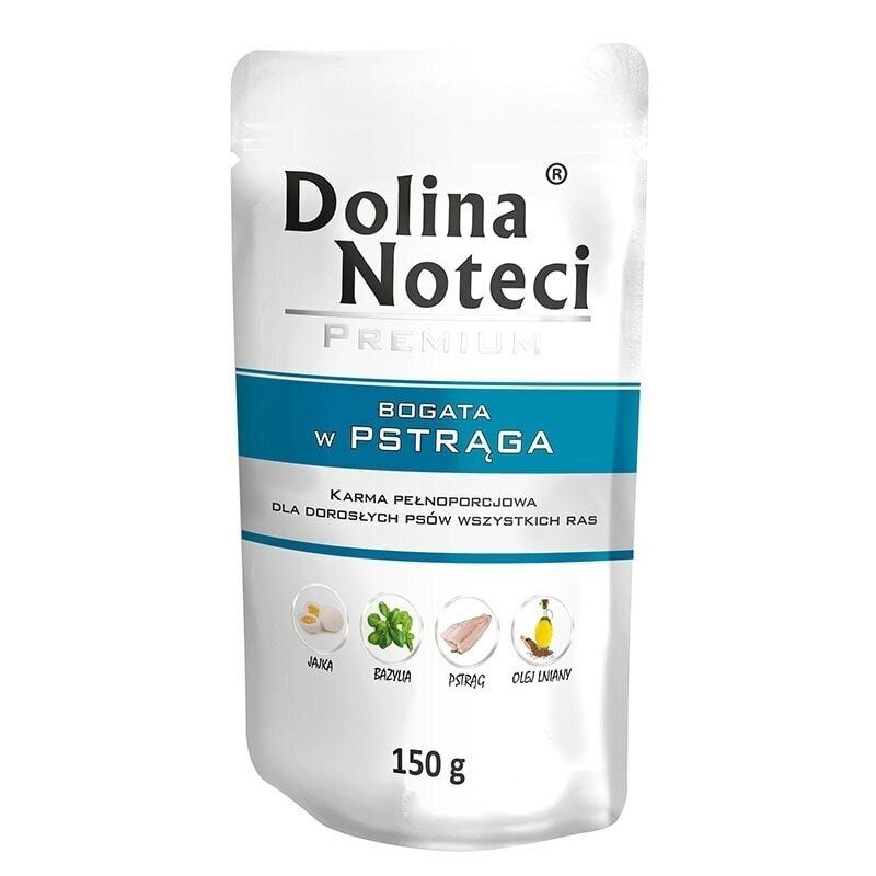 Dolina Noteci Premium šlapias šunų ėdalas, gausus upėtakių, 150 g
