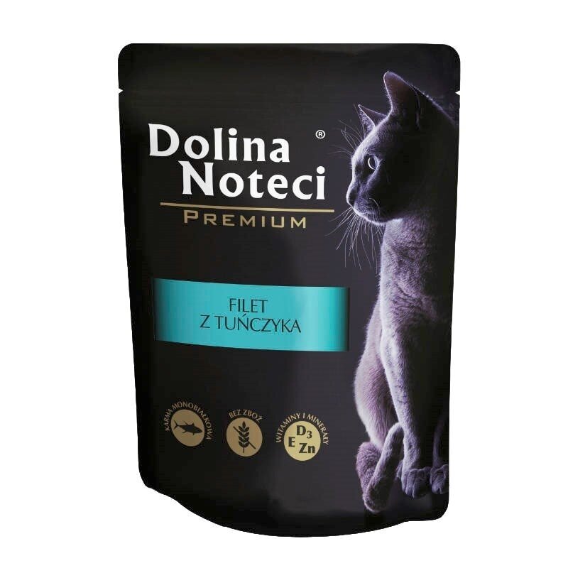 DOLINA NOTECI Premium tuno filė padaže - šlapias kačių ėdalas - 85 g DOLINA NOTECI Premium tuno filė padaže - šlapias kačių ėdalas - 85 g