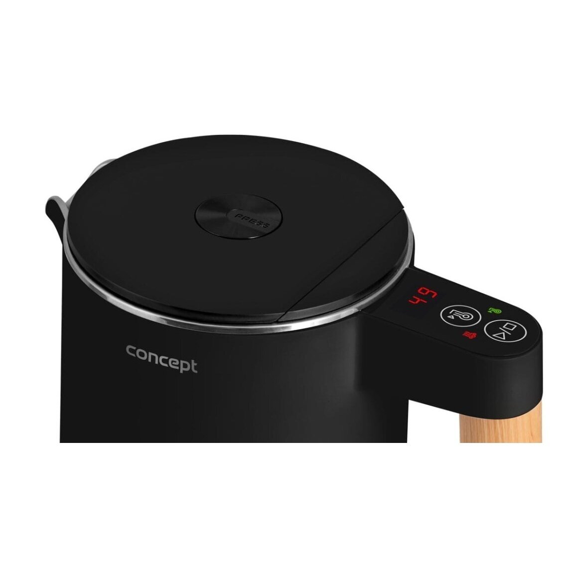 Elektrinis virdulys, dviguba sienelė, 1,5 l, „Concept Black RK 3301“ 2 Elektrinis virdulys, dviguba sienelė, 1,5 l, „Concept Black RK 3301“ 2