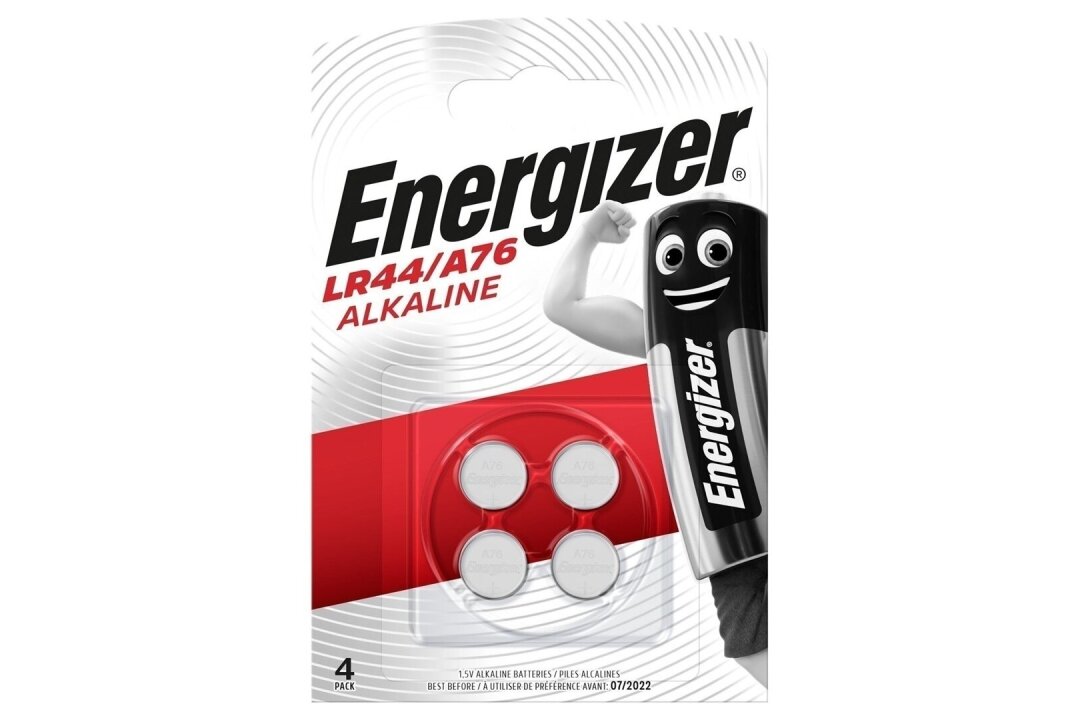Energizer Speciality A76 (LR44) 1,5 V alkaliparistot, 4 kpl.