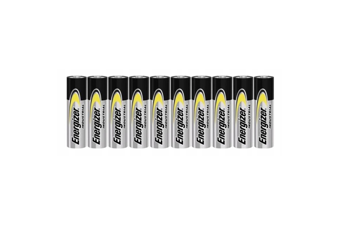 Energizer Industrial Pro AA LR6 1,5 V alkaliparistot, 10 kpl. Energizer Industrial Pro AA LR6 1,5 V alkaliparistot, 10 kpl.