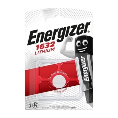 ENERGIZER LIČIO ELEMENTAI SPECIALIZED CR1632 3V 1 VNT.