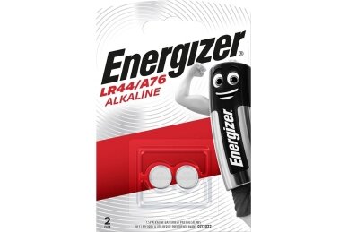 Energizer Speciality LR44/A76 1,5 V alkaliparistot, 2 kpl. Energizer Speciality LR44/A76 1,5 V alkaliparistot, 2 kpl.