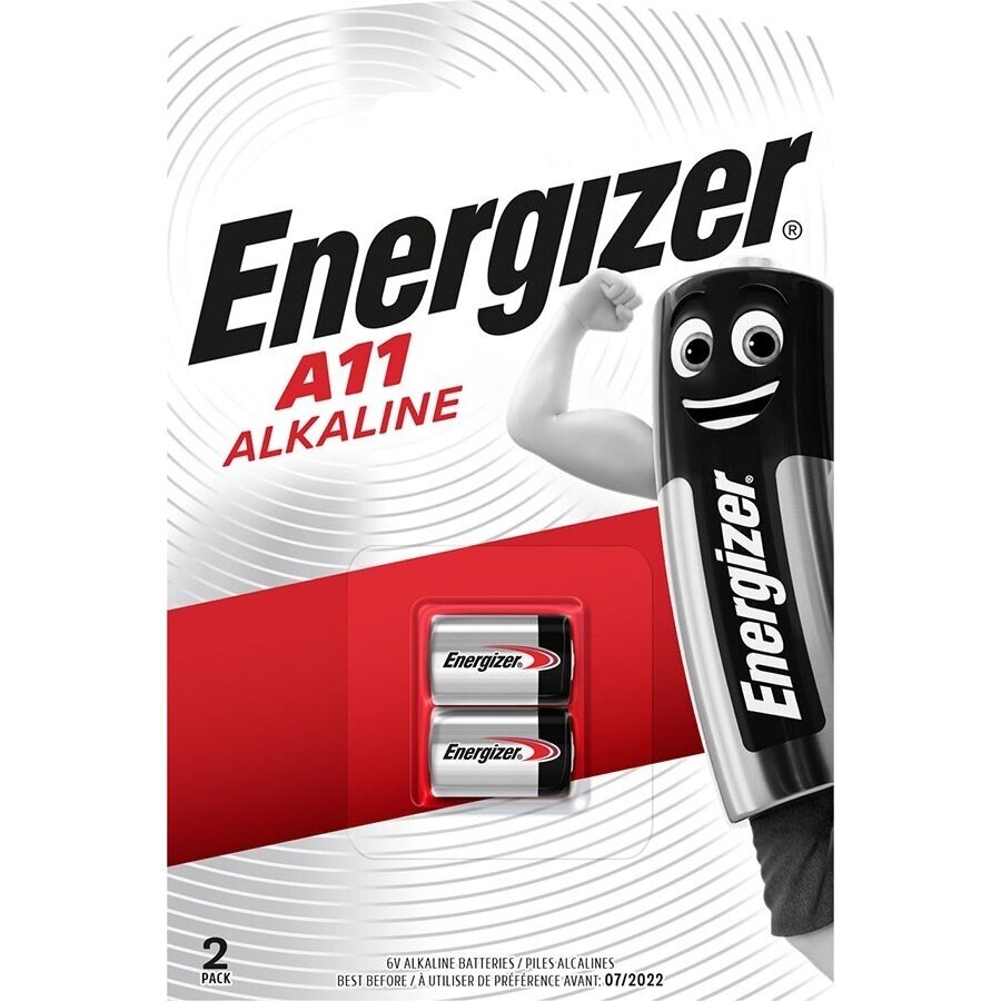 ENERGIZER BATERIJOS SPECIALIZED E 11A 9V 2 VNT. ENERGIZER BATERIJOS SPECIALIZED E 11A 9V 2 VNT.