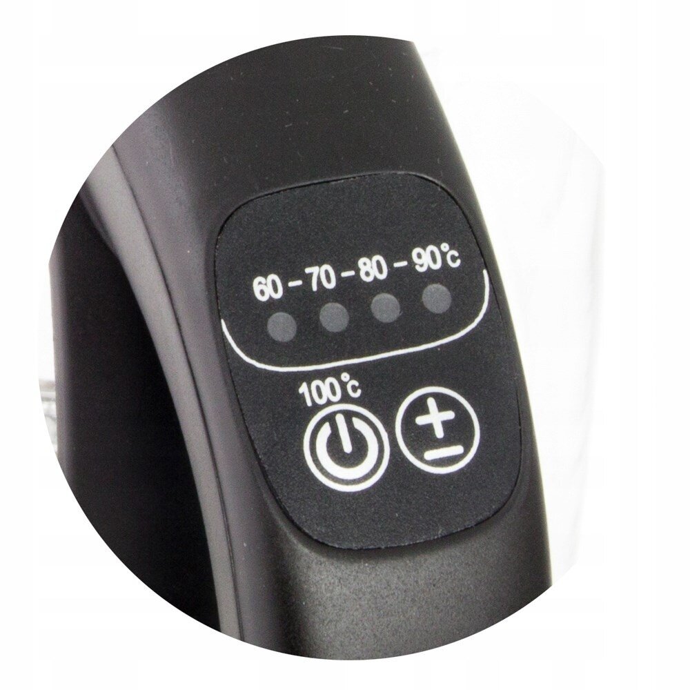 Esperanza EKK026 elektrinis virdulys 1,7 l 2200 W juodas, permatomas 4