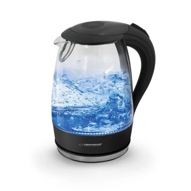 Esperanza EKK011K elektrinis virdulys 1,7 l juodas, daugiaspalvis 2200 W