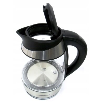 Esperanza EKK026 elektrinis virdulys 1,7 l 2200 W juodas, permatomas 3