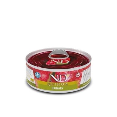 FARMINA N&D CAT Quinoa Urinary Adult - šlapias kačių ėdalas - 80 g