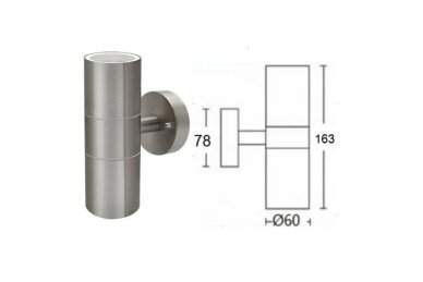 Fassadenleuchte Wall-001 Light (GU10) 1