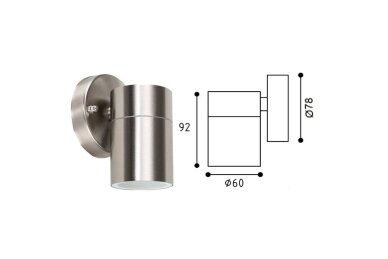 Fassadenleuchte Wall-002 Light (GU10) 1
