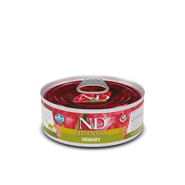 FARMINA N&D CAT Quinoa Urinary Adult - šlapias kačių ėdalas - 80 g FARMINA N&D CAT Quinoa Urinary Adult - šlapias kačių ėdalas - 80 g
