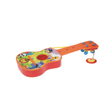 FISHER PRICE 4 stygų gitara – Su plastikine dėžute 1