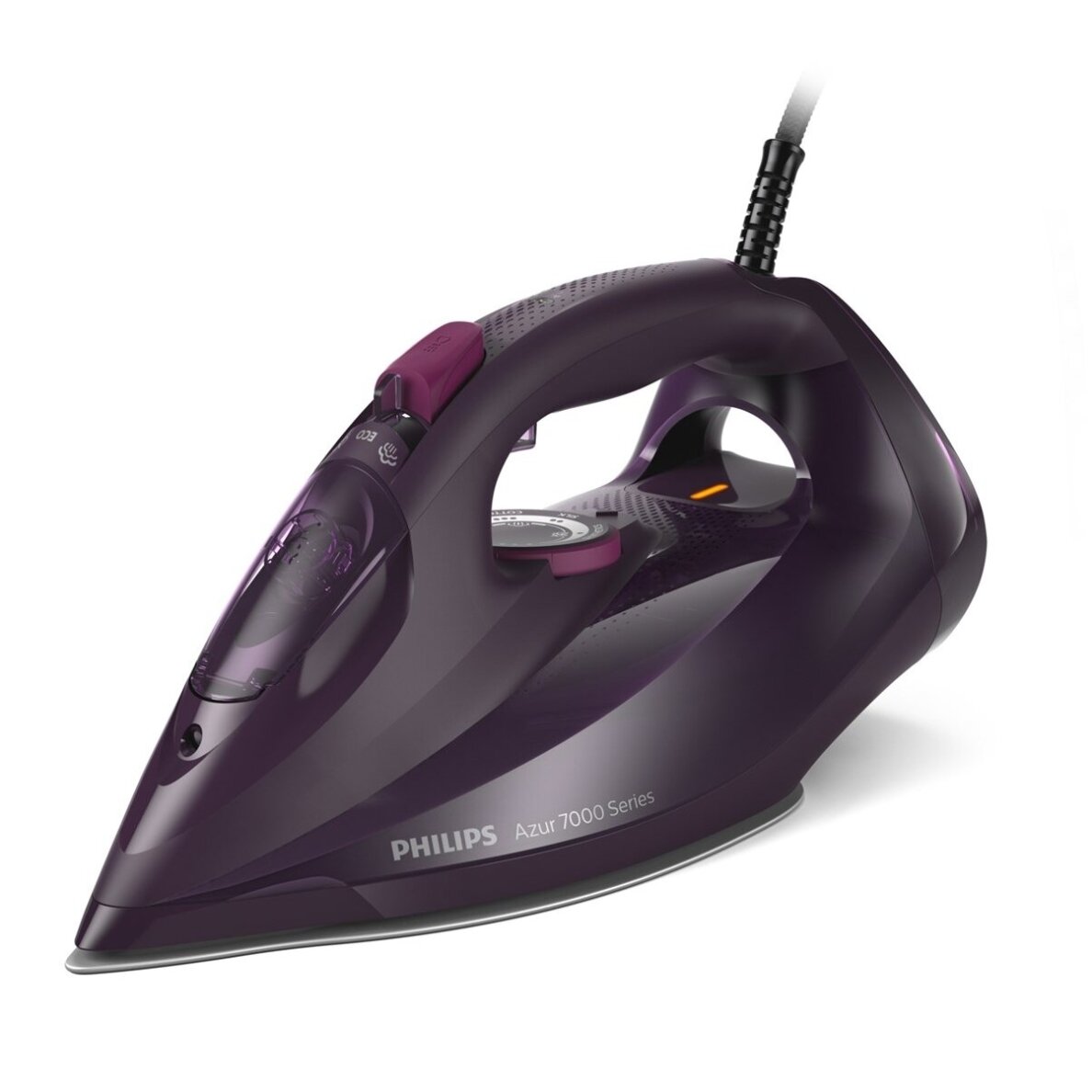 Garų lygintuvas Philips 7000 Series DST7061/30, 3000 W, SteamGlide Elite padas, violetinis