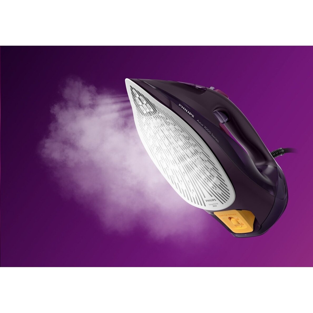 Garų lygintuvas Philips 7000 Series DST7061/30, 3000 W, SteamGlide Elite padas, violetinis 3 Garų lygintuvas Philips 7000 Series DST7061/30, 3000 W, SteamGlide Elite padas, violetinis 3