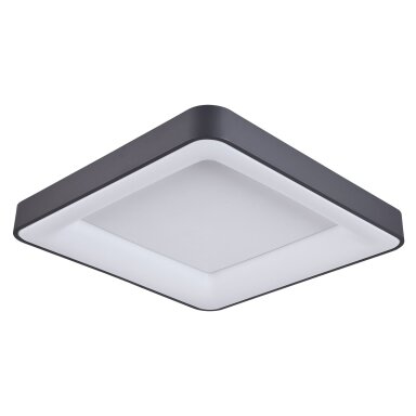 Giacinto 5304-850SQC-BK-4 modernus LED plafonas, juodas, 60x60 cm