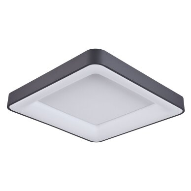 Giacinto 5304-850SQC-BK-3 modernus LED plafonas, juodas, 60x60 cm