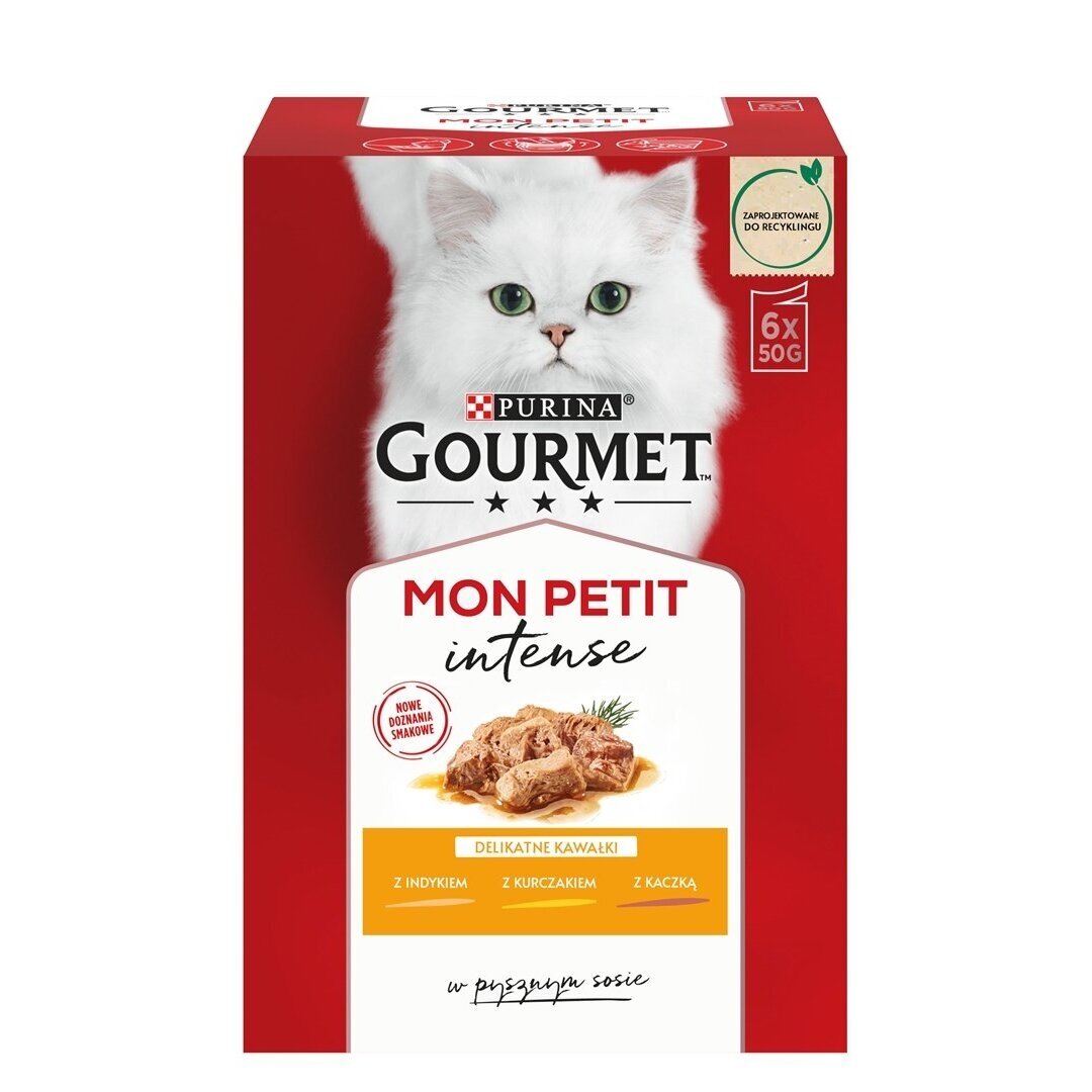 GOURMET Mon Petit paukštienos mišinys - šlapias kačių ėdalas - 6 x 50 g GOURMET Mon Petit paukštienos mišinys - šlapias kačių ėdalas - 6 x 50 g