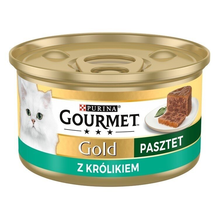 GOURMET Gold Rabbit - šlapias kačių ėdalas - 85 g