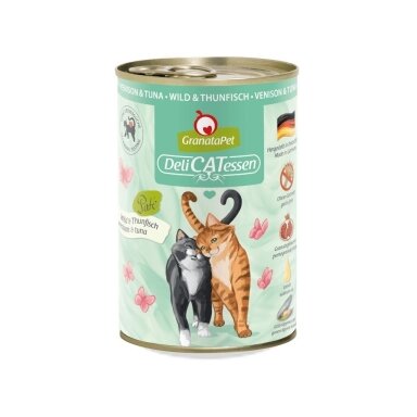 GRANATAPET DeliCATessen - šlapias kačių ėdalas su elniena ir tunu - 400 g