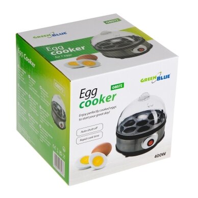 GreenBlue automatinis kiaušinių virimo aparatas GB572, 400 W, iki 7 kiaušinių, sidabrinis 5 GreenBlue automatinis kiaušinių virimo aparatas GB572, 400 W, iki 7 kiaušinių, sidabrinis 5