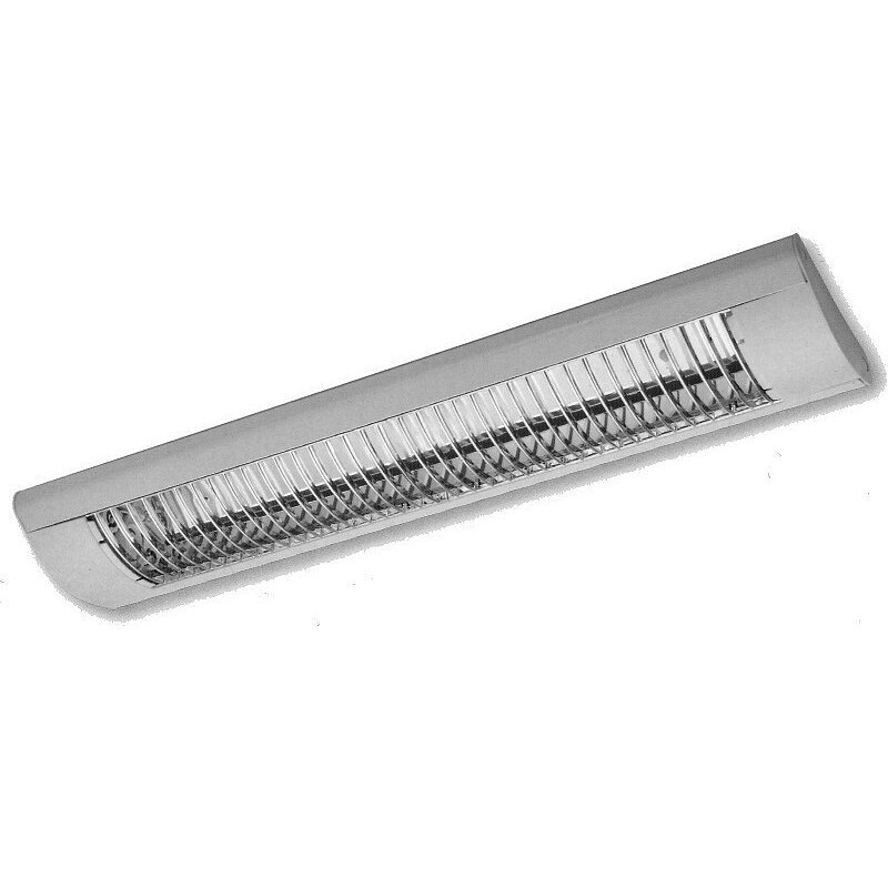 GWP GBM-2X36 T8 šviestuvas su magnetiniu balastu, sidabrinės spalvos, IP20 GWP GBM-2X36 T8 šviestuvas su magnetiniu balastu, sidabrinės spalvos, IP20