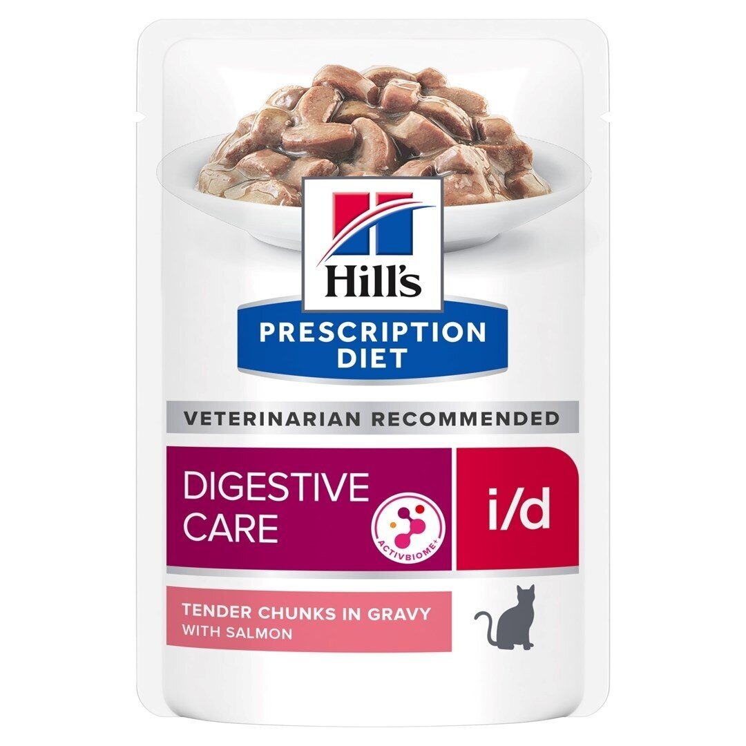 HILL'S Prescription Diet Digestive Care i/d Feline - šlapias kačių ėdalas su lašiša - 85 g