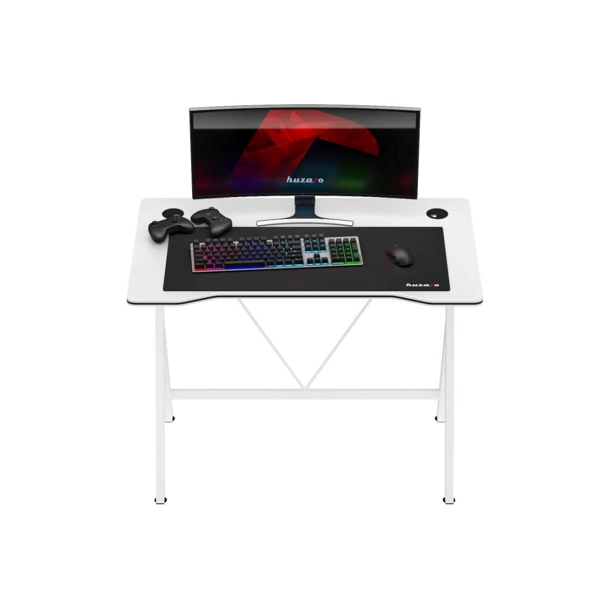 Huzaro Hero 1.4 White – žaidimų stalas, baltas 3