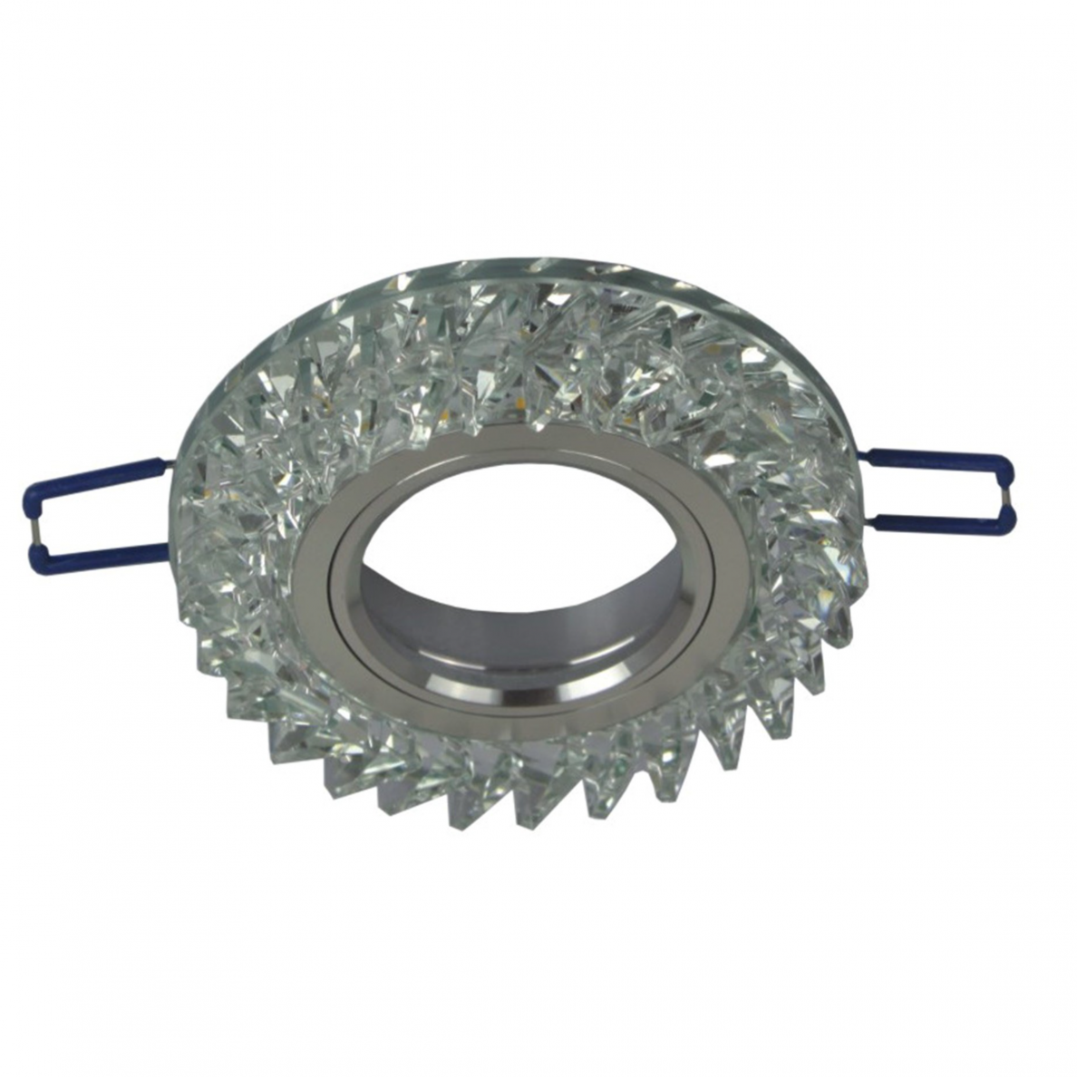 Recessed Light D3004 CL CR GU10 + LED Illuminated Edge, Round Recessed Light D3004 CL CR GU10 + LED Illuminated Edge, Round
