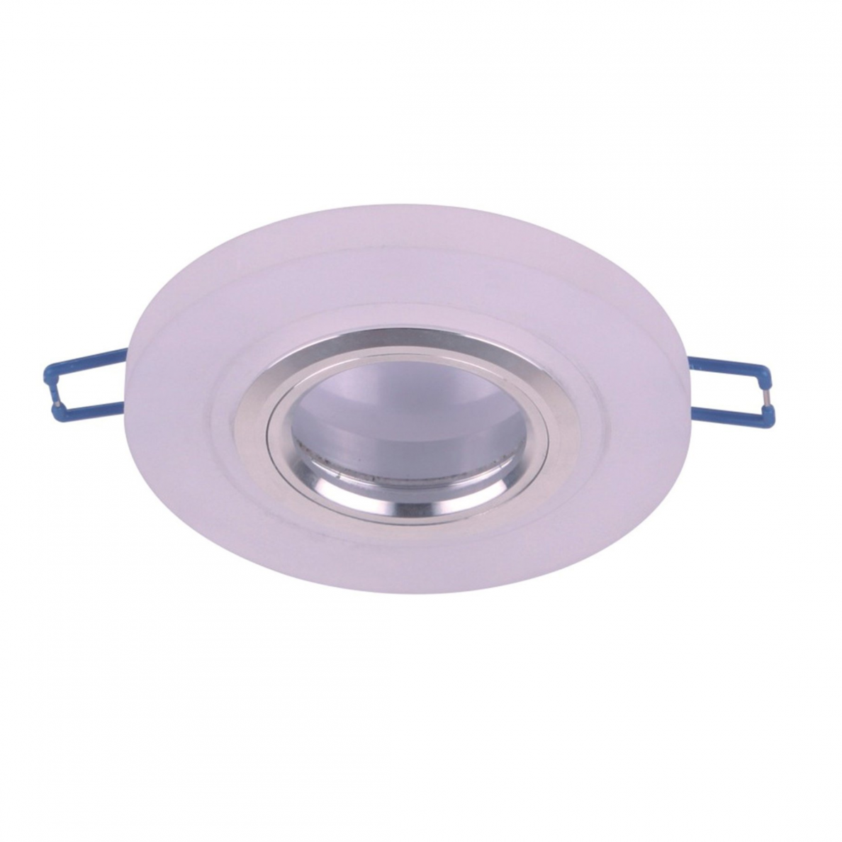 Recessed Light D3049 WT CR GU10 + LED Illuminated Edge, Round