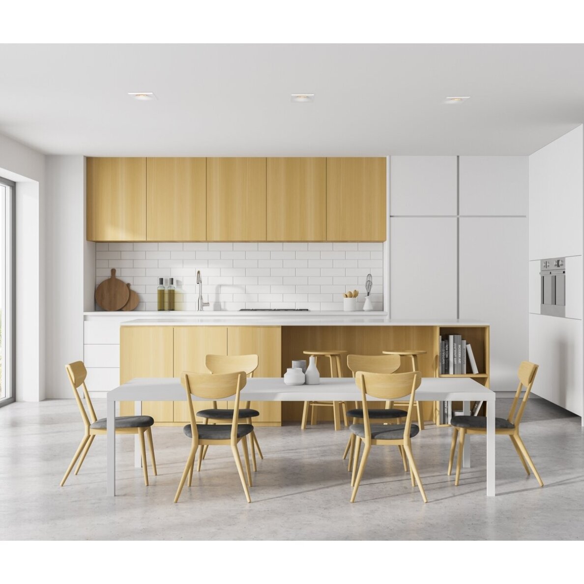 Įmontuojami Šviestuvai Naru DL-61903-IP44-WH 1