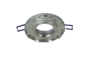 Foco embutido D1807 CL CR GU10 +LED bordo luminoso, redondo, transparente Foco embutido D1807 CL CR GU10 +LED bordo luminoso, redondo, transparente
