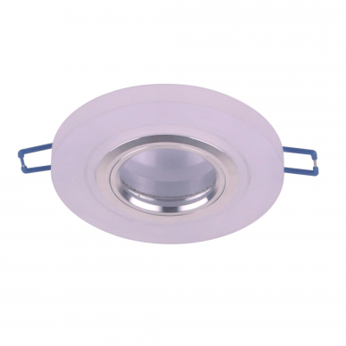 Recessed Light D3049 WT CR GU10 + LED Illuminated Edge, Round Recessed Light D3049 WT CR GU10 + LED Illuminated Edge, Round