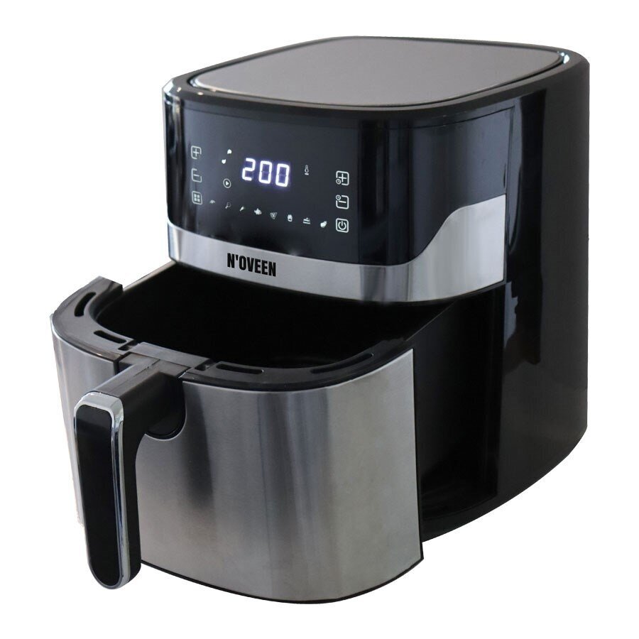 Karšto oro gruzdintuvė NOVEEN AF550 6,5 l 1600 W Juoda, Sidabrinė