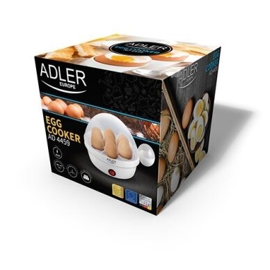 Kiaušinių virimo aparatas Adler AD 4459, 7 kiaušiniams, baltas 3 Kiaušinių virimo aparatas Adler AD 4459, 7 kiaušiniams, baltas 3