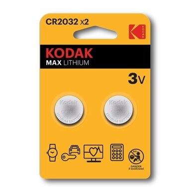 Kodak CR2032 vienkartinė ličio baterija