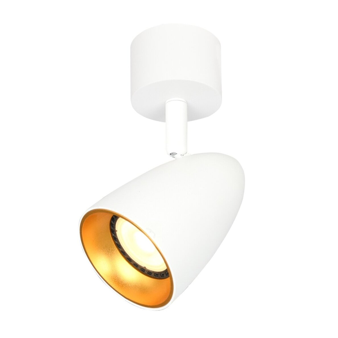 Kryptiniai Šviestuvai Tino SPL-36748-1R-WH-GD Kryptiniai Šviestuvai Tino SPL-36748-1R-WH-GD