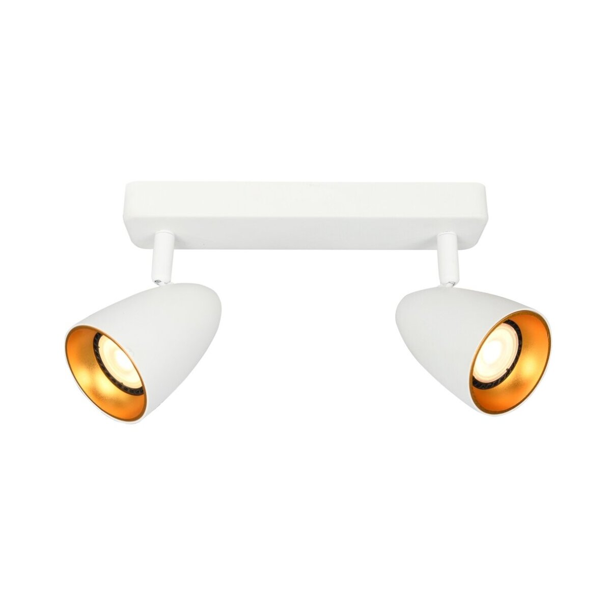 Kryptiniai Šviestuvai Tino SPL-36748-2-WH-GD Kryptiniai Šviestuvai Tino SPL-36748-2-WH-GD