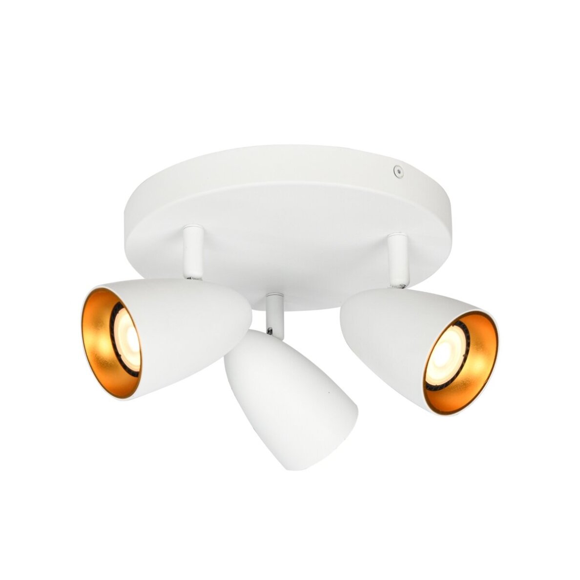 Kryptiniai Šviestuvai Tino SPL-36748-3R-WH-GD Kryptiniai Šviestuvai Tino SPL-36748-3R-WH-GD