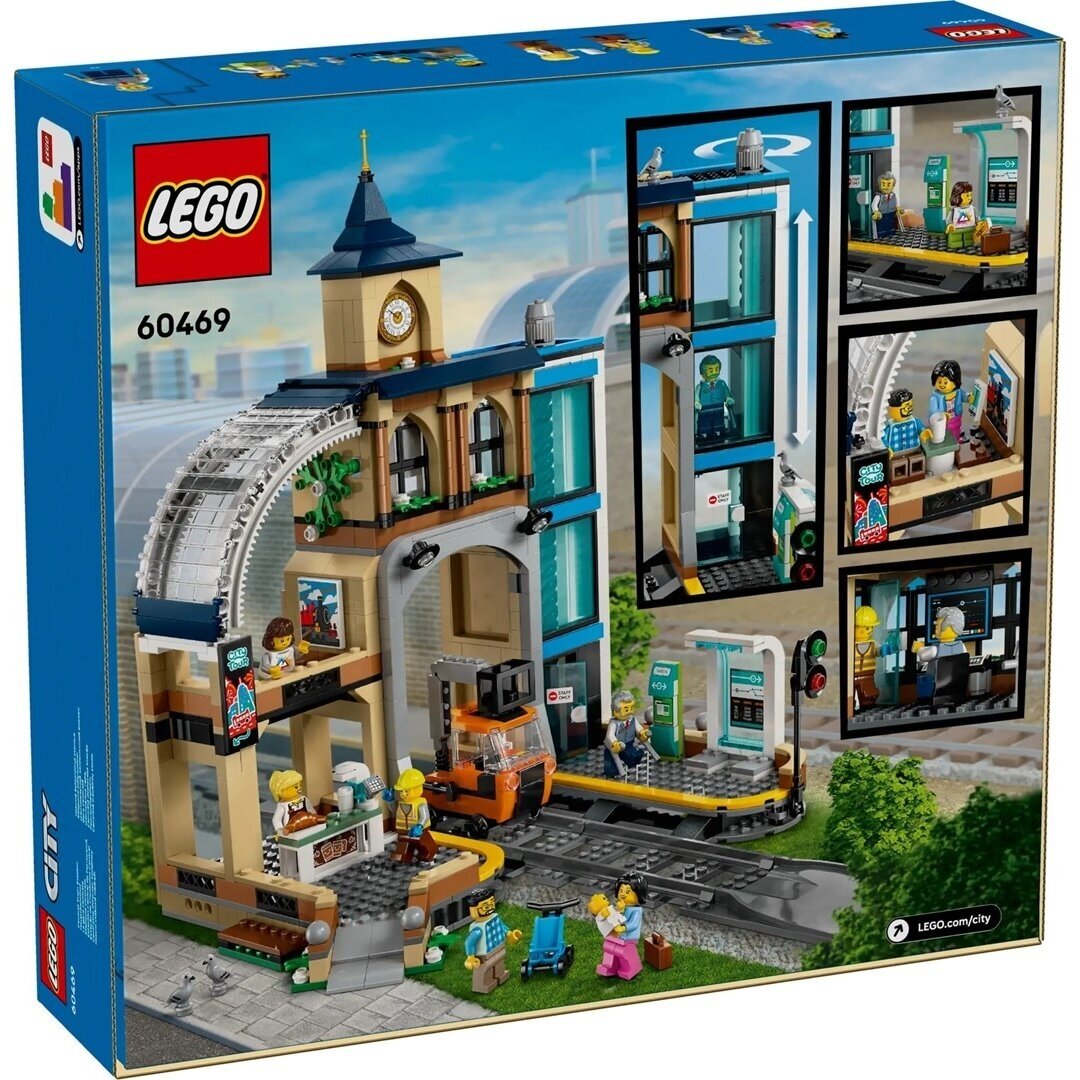 LEGO CITY 60469 Centrinė traukinių stotis 1 LEGO CITY 60469 Centrinė traukinių stotis 1
