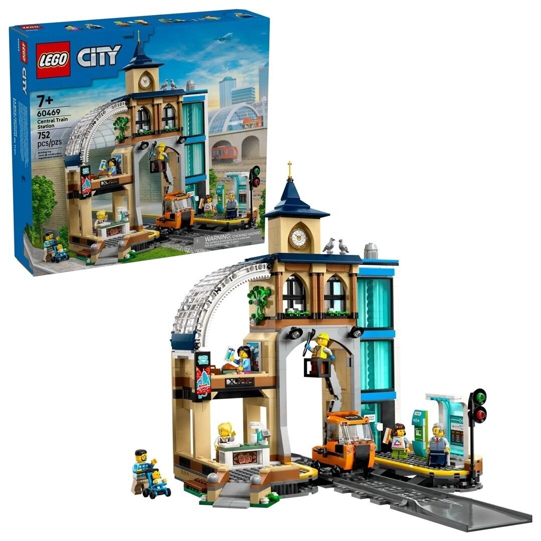 LEGO CITY 60469 Centrinė traukinių stotis