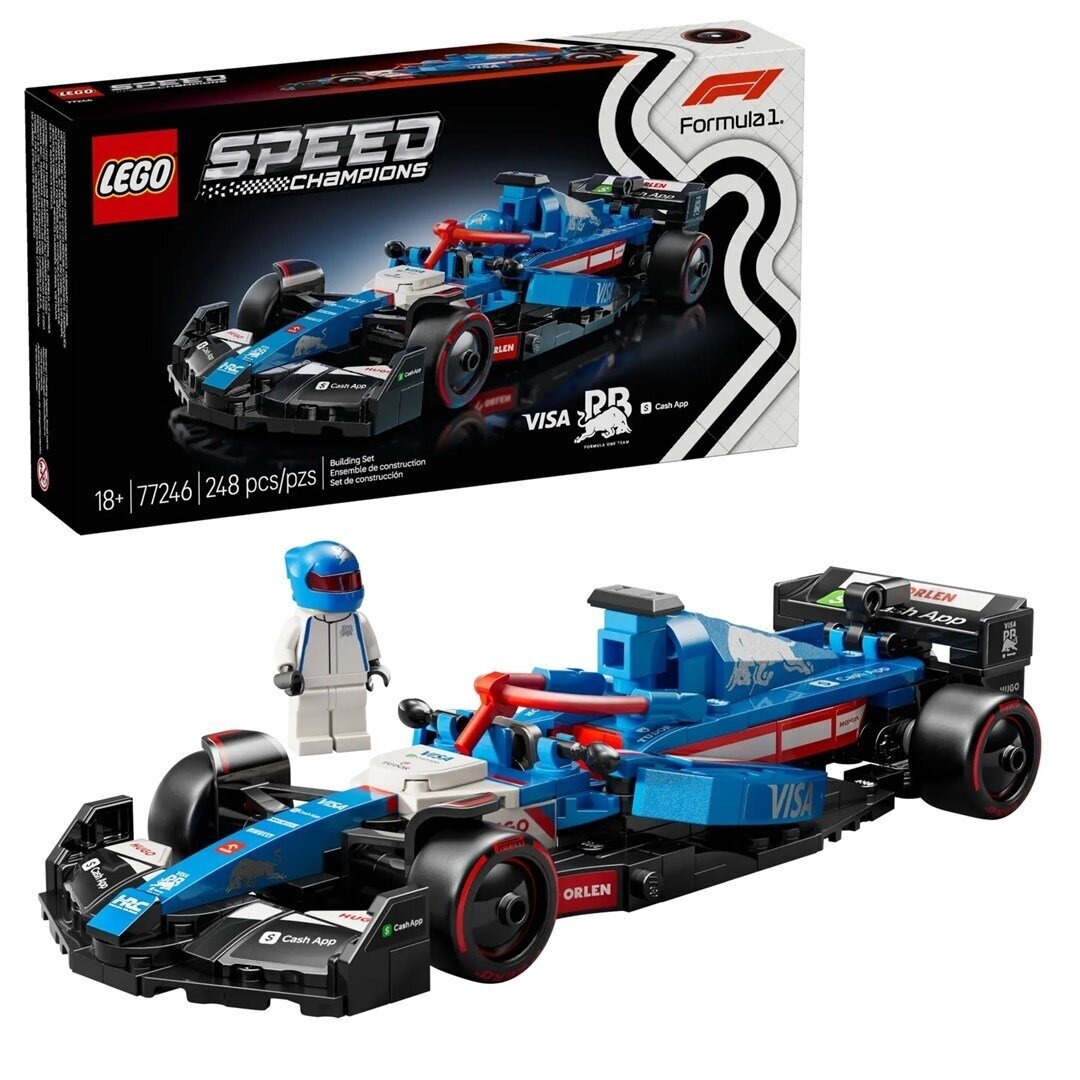 LEGO Speed Champions 77246 Visa Cash App RB VCARB 01 F1 lenktyninis automobilis LEGO Speed Champions 77246 Visa Cash App RB VCARB 01 F1 lenktyninis automobilis