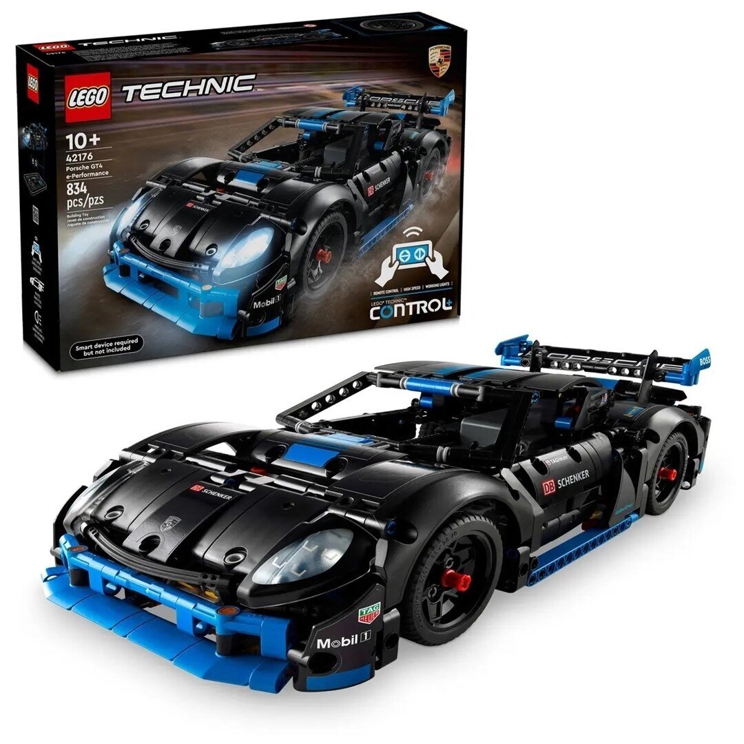 LEGO TECHNIC 42176 Porsche GT4 e-Performance Race Car 1