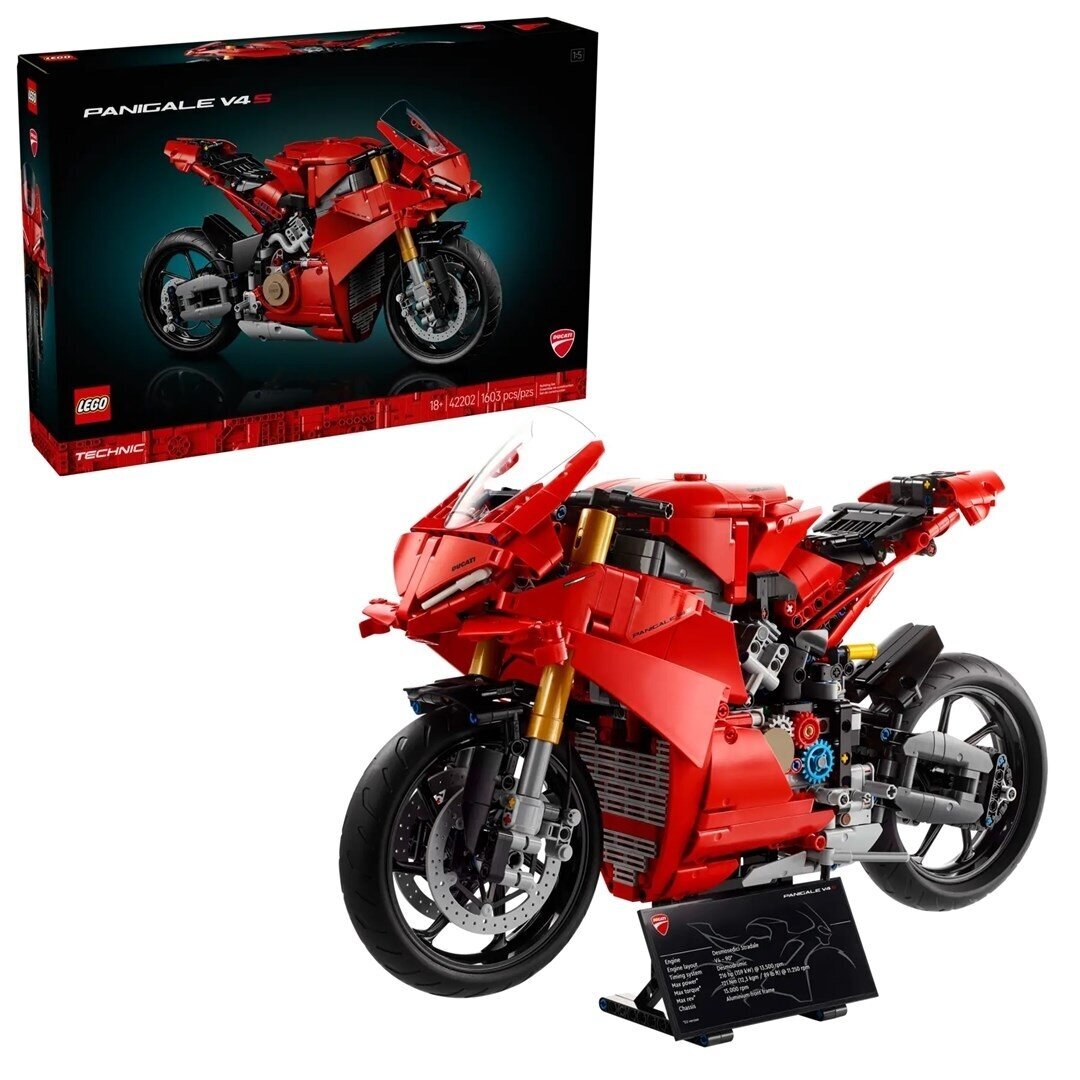 LEGO TECHNIC 42202 Ducati Panigale V4 S Motorcycle 1