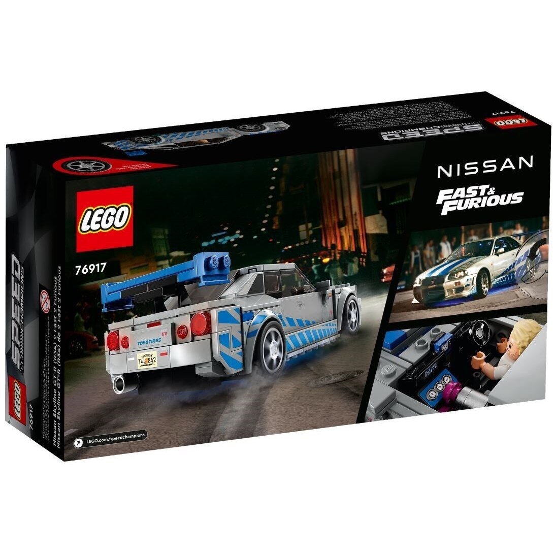 LEGO SPEED CHAMPIONS 76917 Fast & Furious – Nissan Skyline GT-R (R34) 1 LEGO SPEED CHAMPIONS 76917 Fast & Furious – Nissan Skyline GT-R (R34) 1