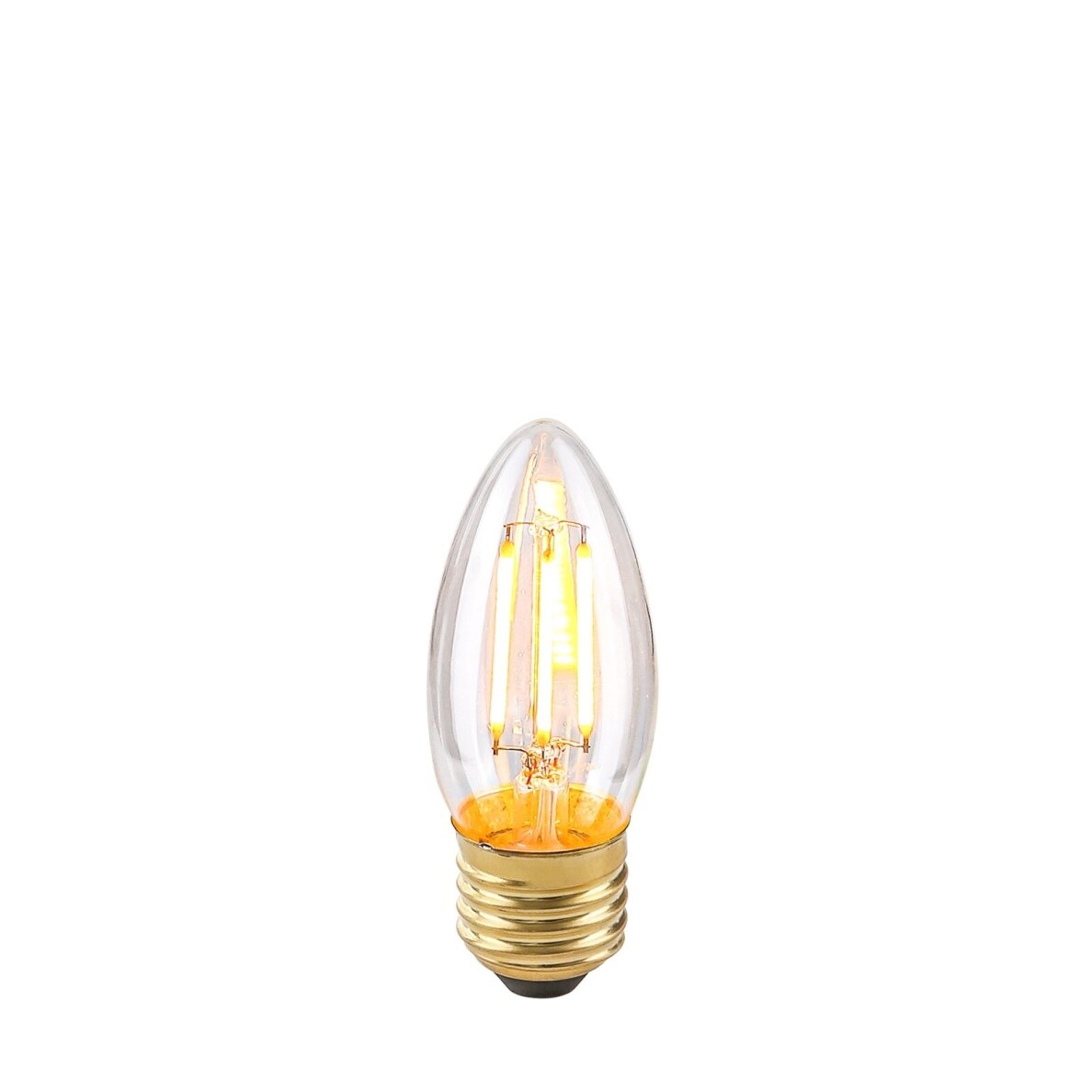 LED Lemputė E27 4W 2200K B35 Clear