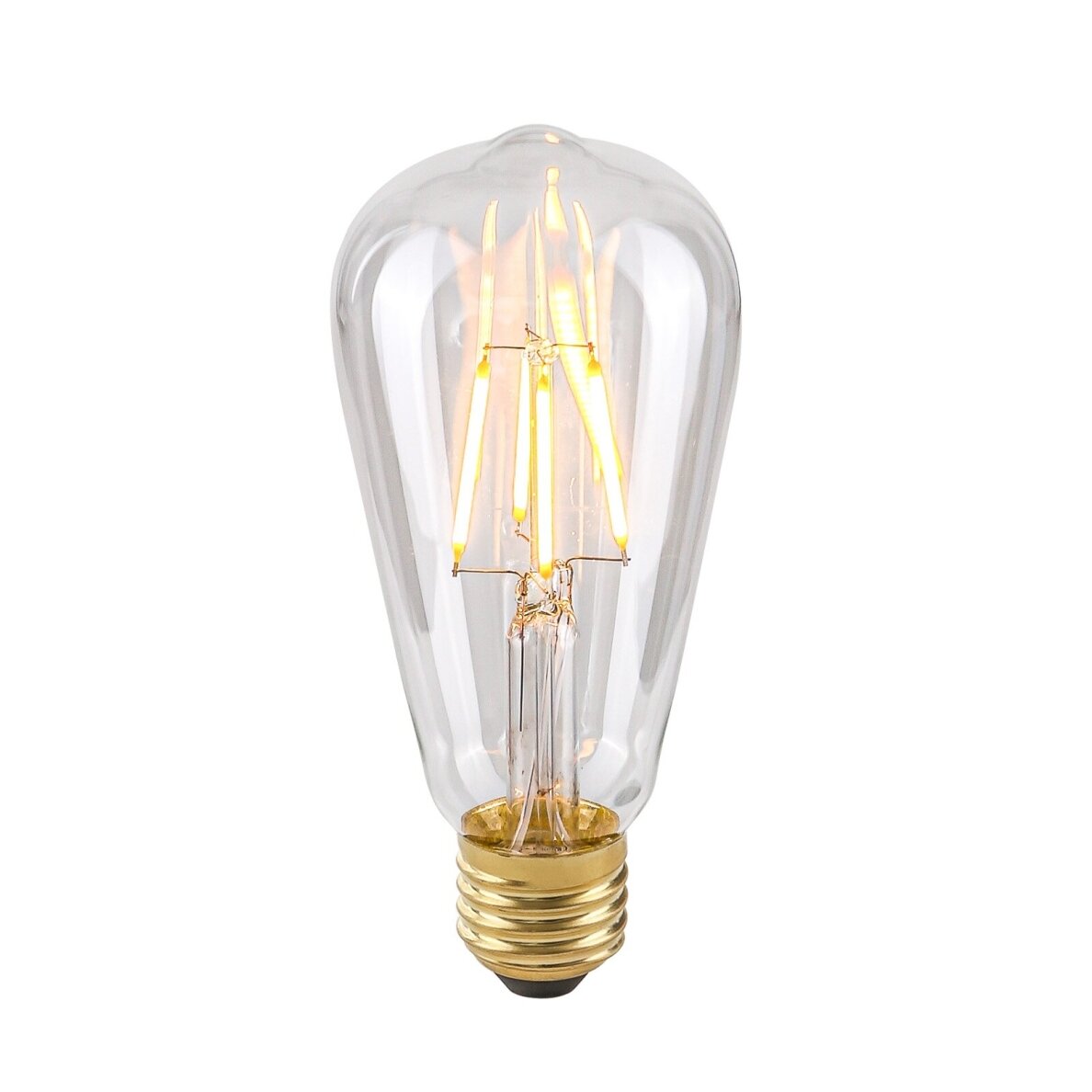 LED Lemputė E27 4W 2200K ST64 Clear LED Lemputė E27 4W 2200K ST64 Clear