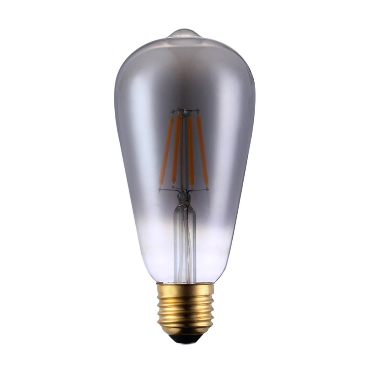LED Lemputė E27 6W 2200K 3S Dimm Smoke, grafito LED Lemputė E27 6W 2200K 3S Dimm Smoke, grafito